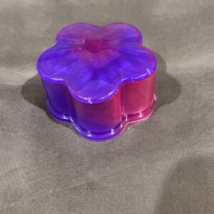 Flower Shaped Trinket with lid
