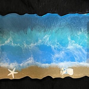 Customisable Resin Large Rectangular Tray
