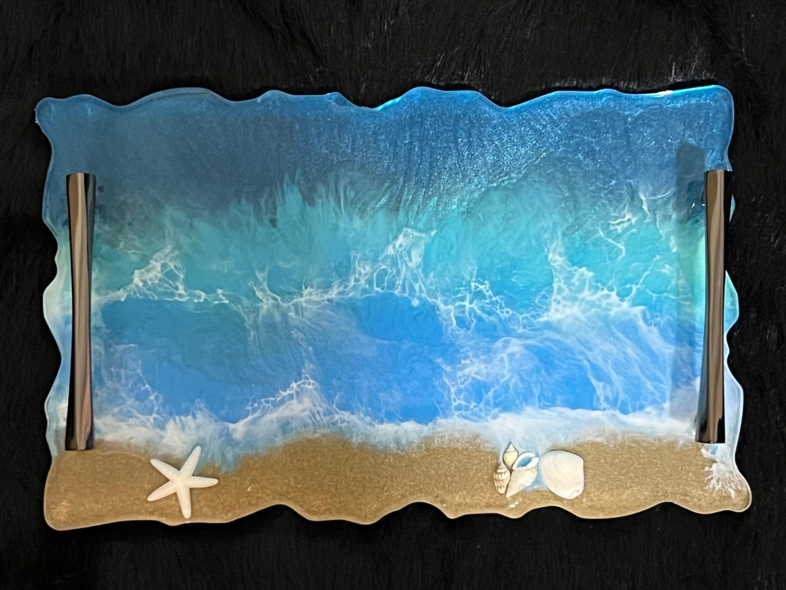 Customisable Resin Large Rectangular Tray