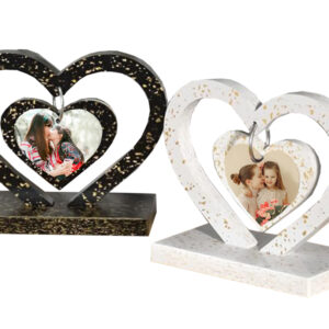 Resin Heart Photo Frame